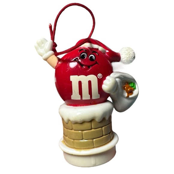 Vintage 1993 Mars Red M&M Christmas Ornament - Picture 1 of 7